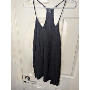Timing Black Spaghetti Strap Dress Women's Size Medium Style CLD2032